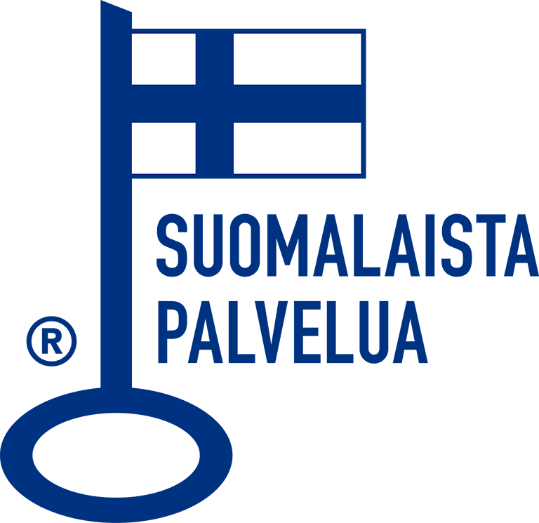 Suomalaista palvelua avainlippu-logo